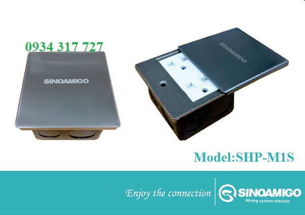 ổ cắm điện âm sàn sinoamigo  SHP-M1S
